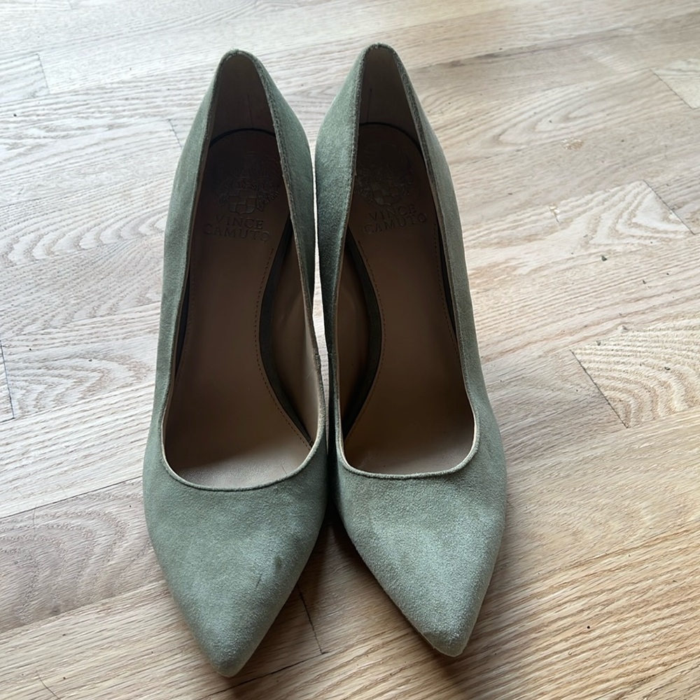 Vince Camuto Sage Green Suede High Heels | Size 9!